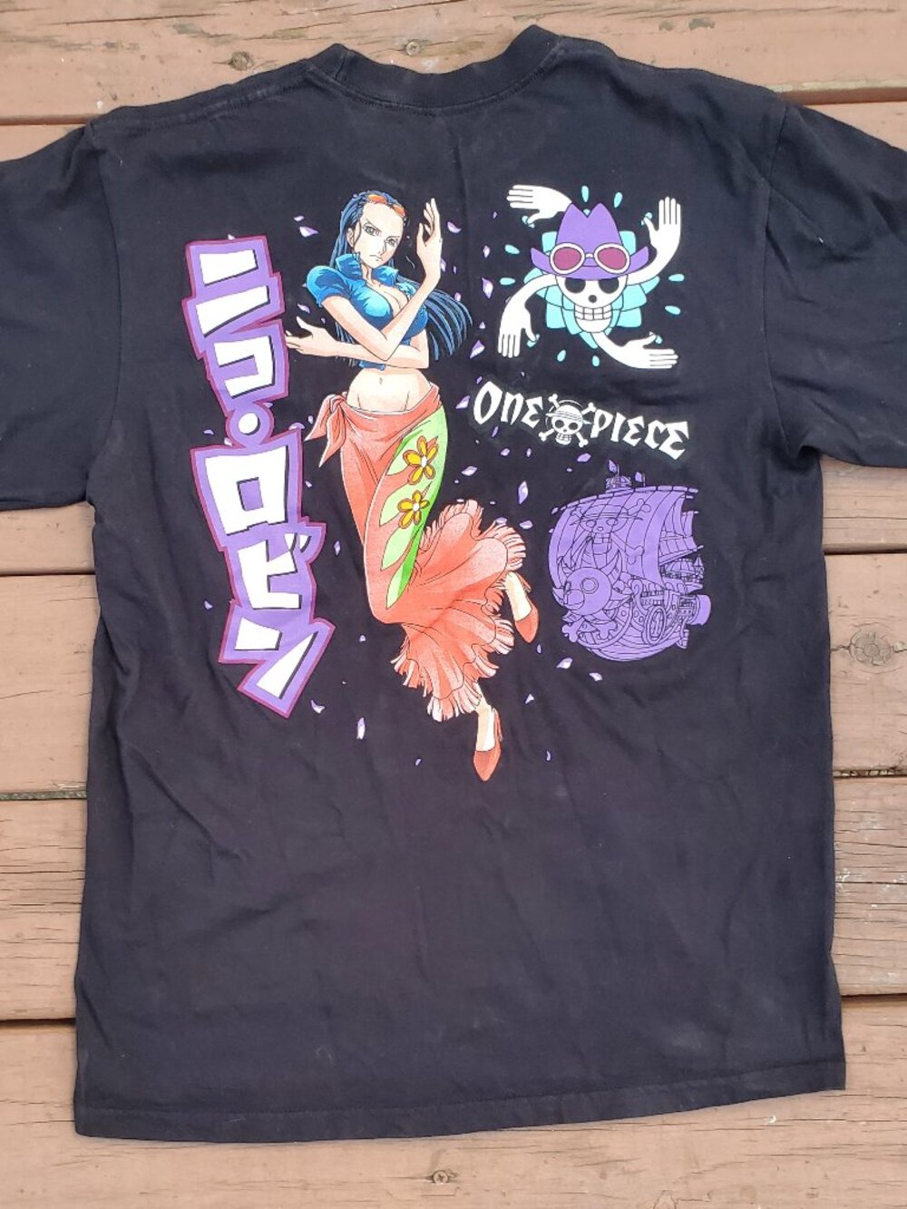 Nicco Robin One Piece Graphic Tee - Size M